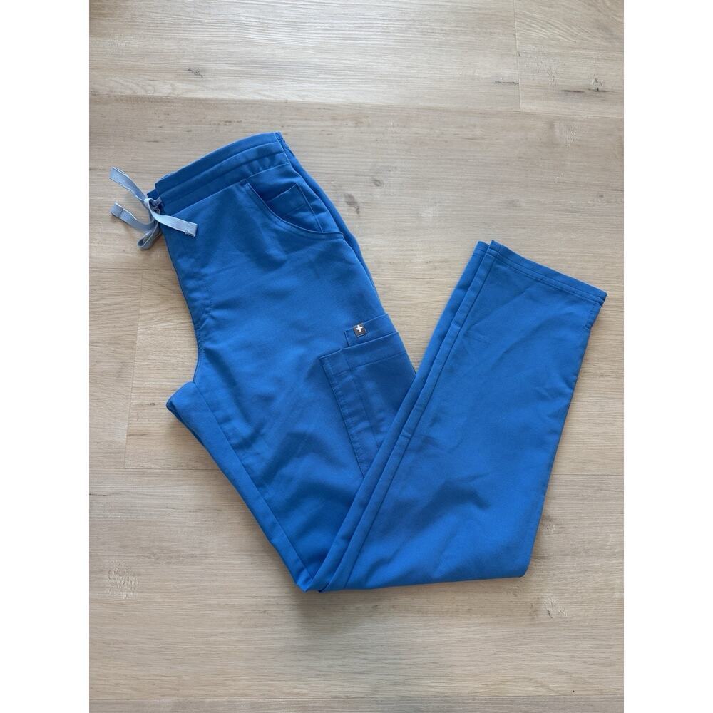 FIGS Scrub Pants Womens XXS Petite Blue Technical Collection Yola Skinny